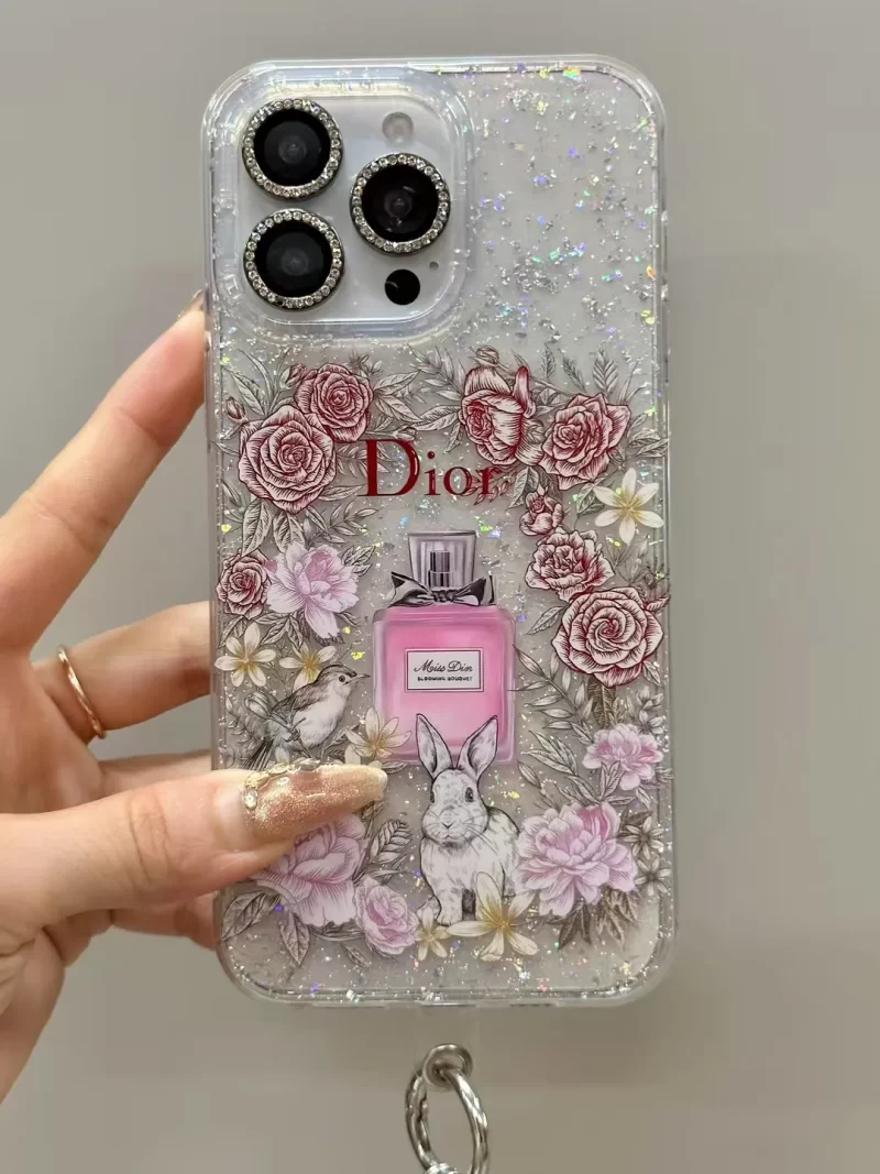 Dior iPhone Case With Hand Strap (1)