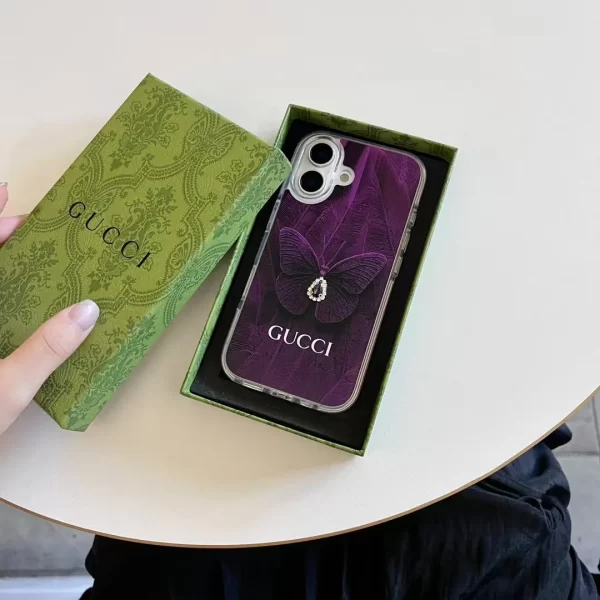 Luxury Gucci Butterfly iPhone Case (6)