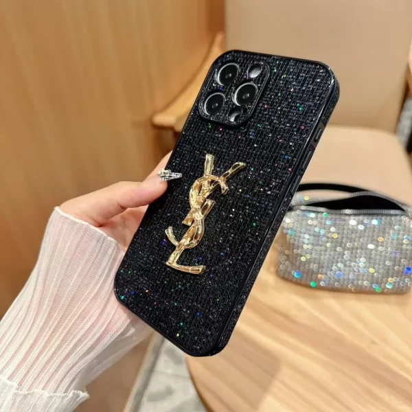 YSL Glitter iPhone Cases (3)